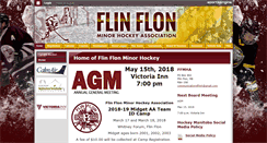 Desktop Screenshot of flinflonminorhockey.com